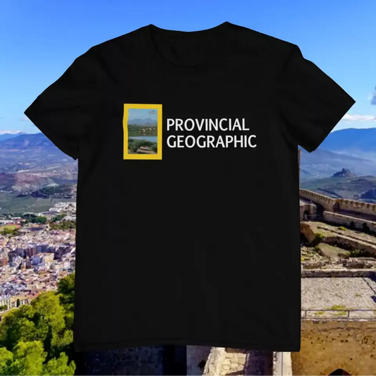 Camiseta Provincial Geographic - camiseta divertida de parodia y humor original | Origenial