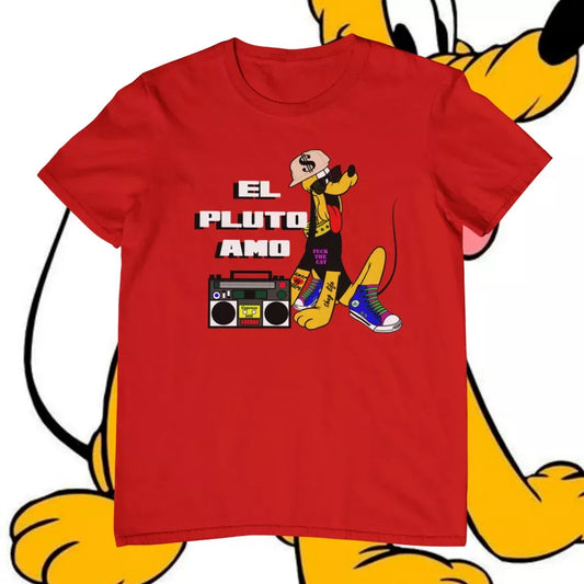 Camiseta Pluto Amo - camiseta divertida de parodia y humor original | Origenial