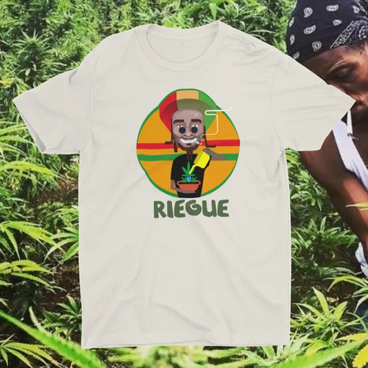 Camiseta Riegue color Blanco roto - camiseta divertida de parodia y humor original | Origenial