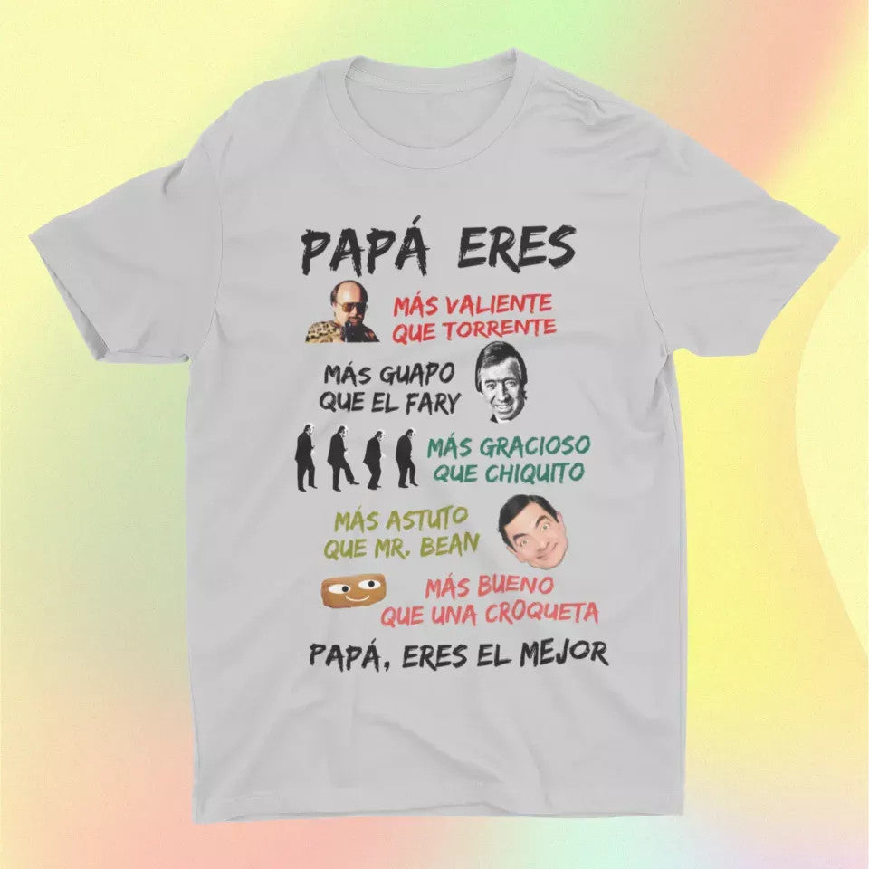 Camiseta Papá eres el mejor