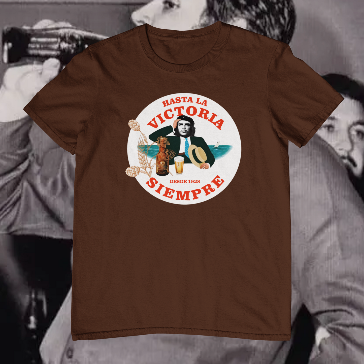 Camiseta Cerveza Hasta la Victoria Siempre