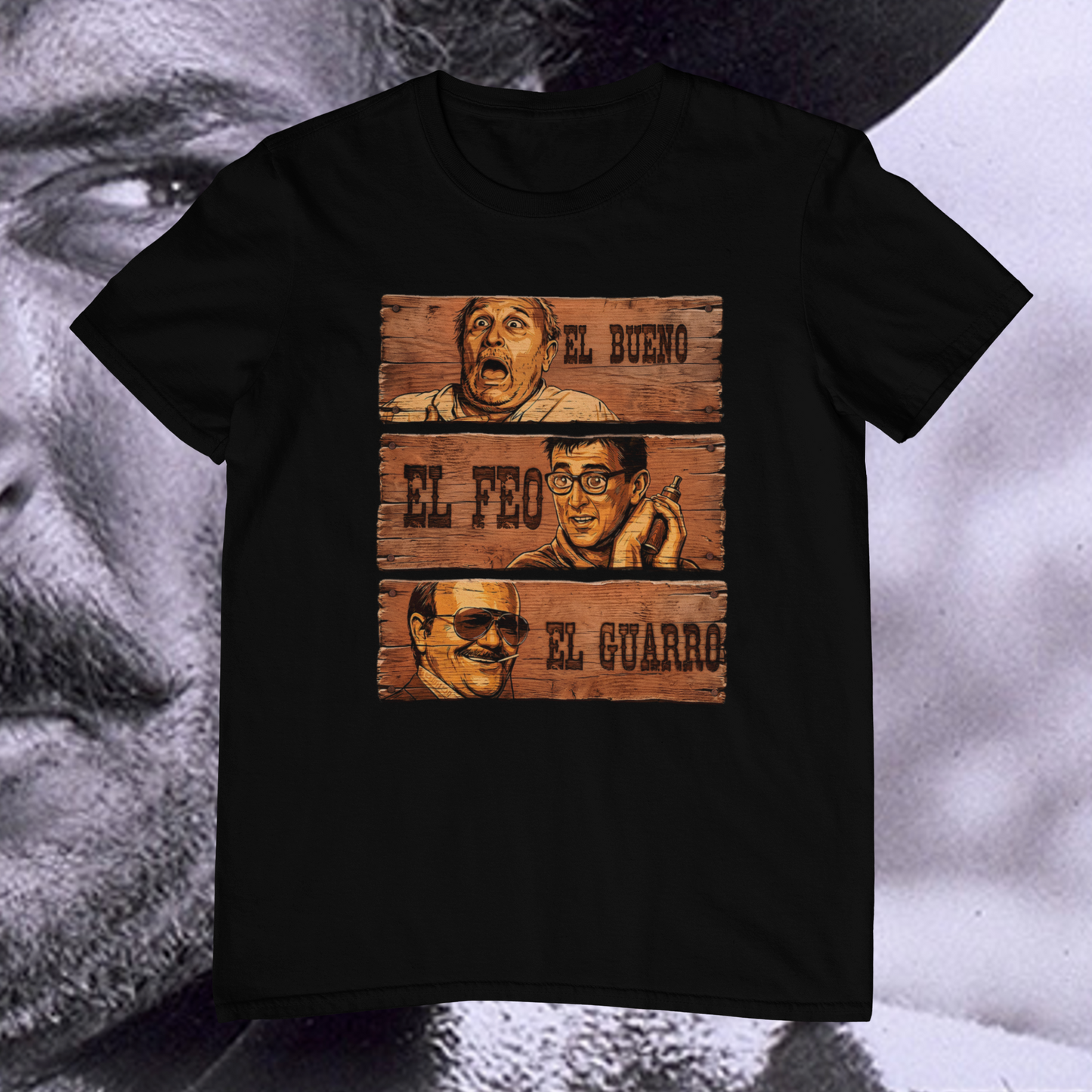 Camiseta El bueno, el feo y el guarro.
