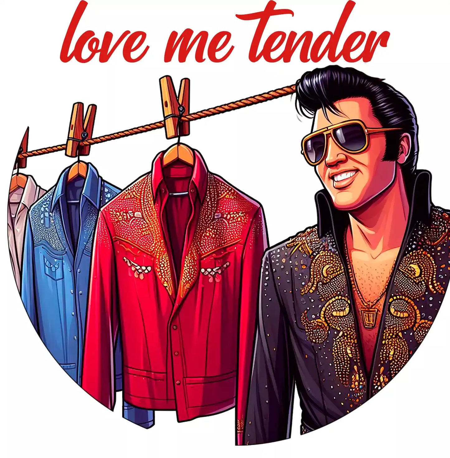 Camiseta Love me Tender