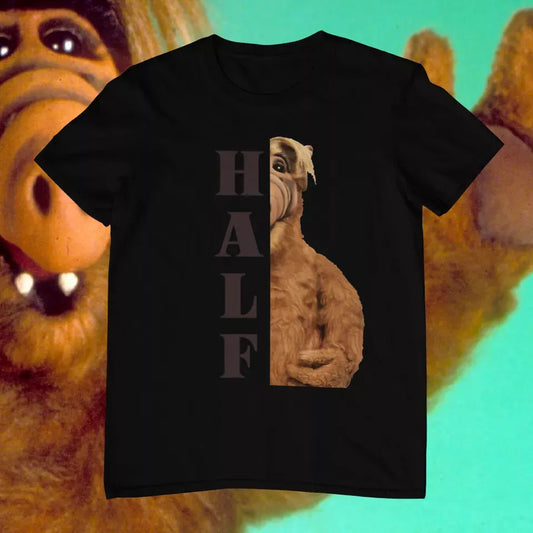 Camiseta Half - camiseta divertida de parodia y humor original | Origenial