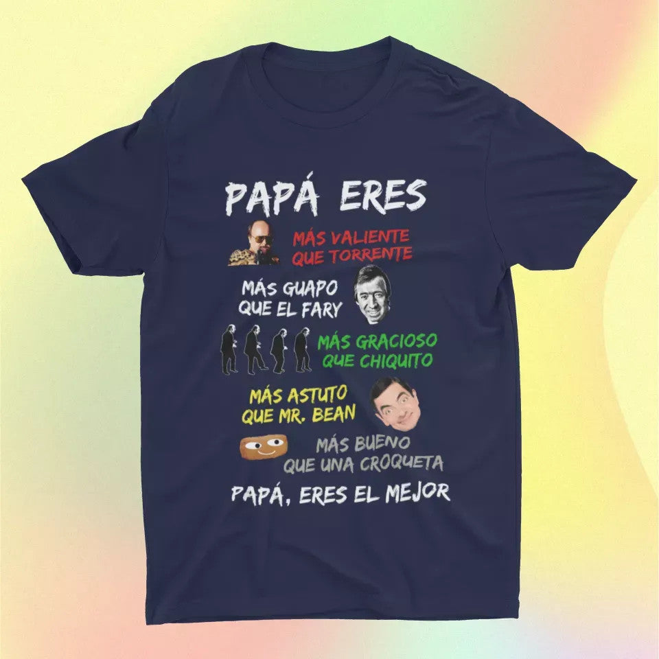 Camiseta Papá eres el mejor