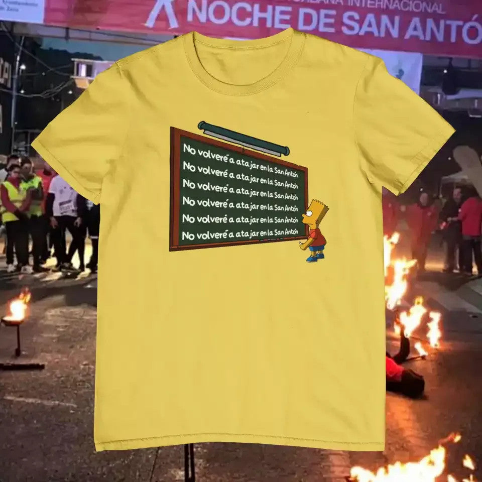 Camiseta Bart no Atajar en la San Antón