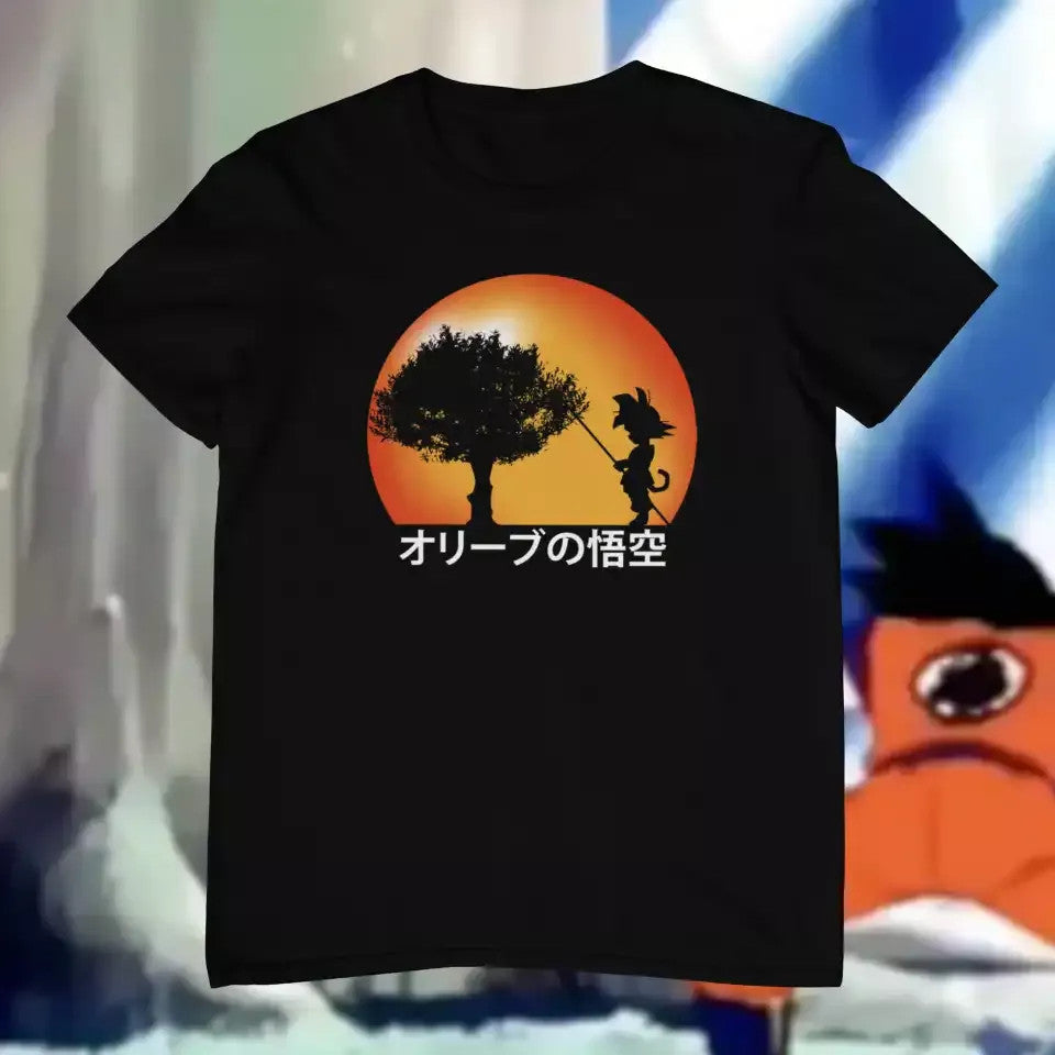 Camiseta Goku vareando