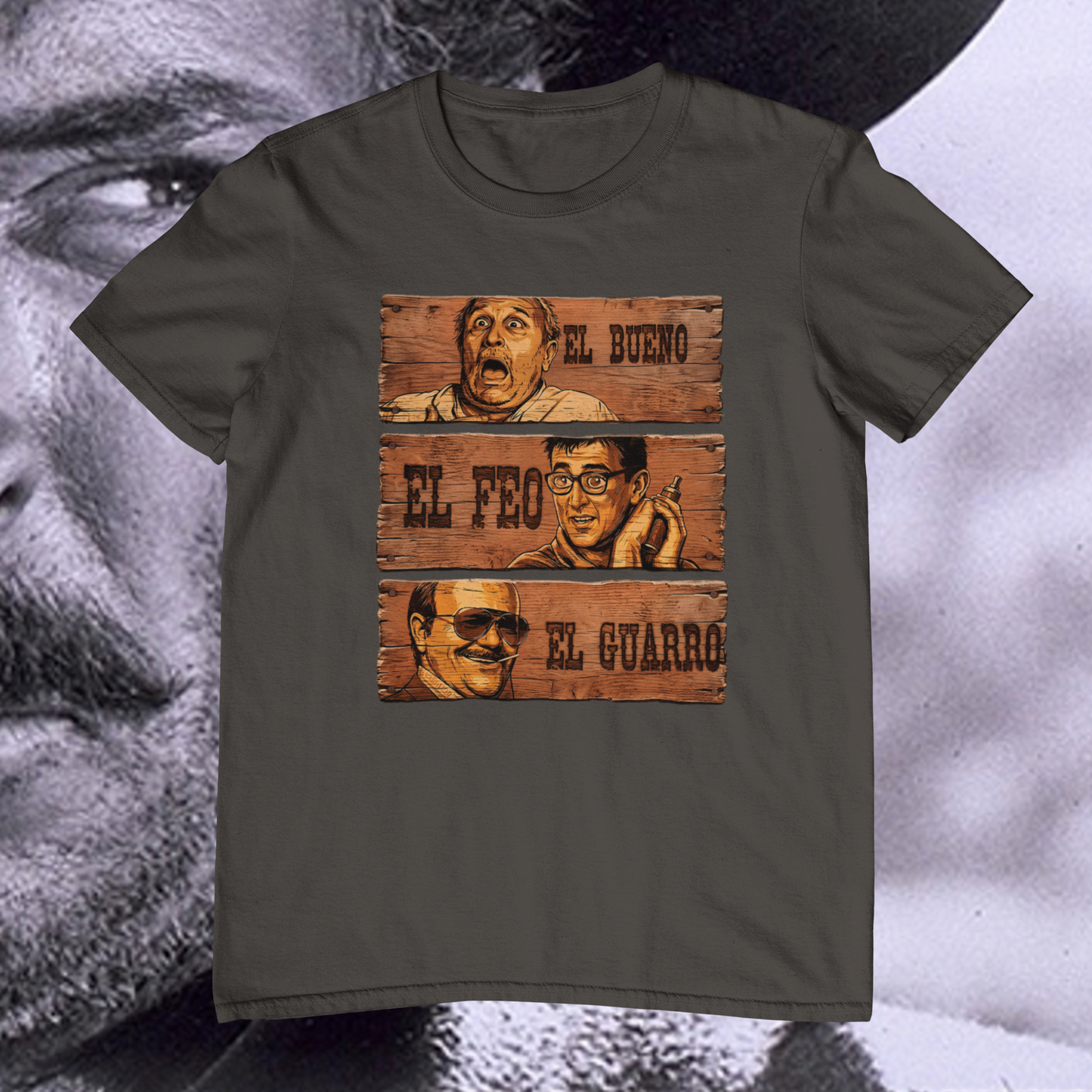 Camiseta El bueno, el feo y el guarro.